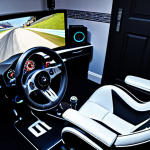 **

"A professional sim racer fully clothed in a gaming chair in his room, with a Thrustmaster racing wheel setup, focused on the screen, playing Gran Turismo. Modest attire, appropriate content, safe for work, perfect anatomy, professional, realistic style, dynamic lighting, well-formed hands, proper finger count, natural body proportions, high quality."

**