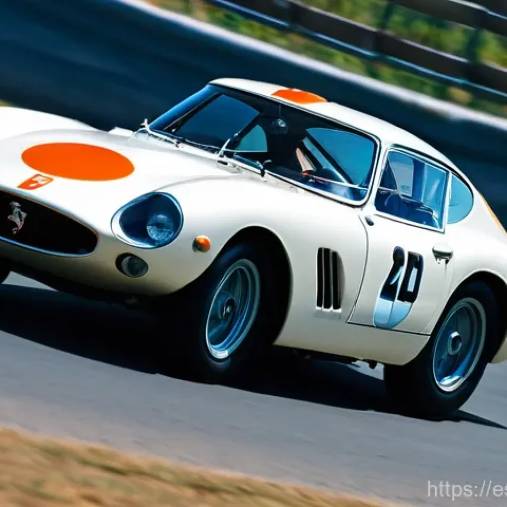 클래식 자동차 레이싱 - **Prompt 1: Roaring Legends on Historic Asphalt**
    "A dynamic shot of a classic 1960s-era race ca...