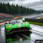 Home 21 레이싱게임 그래픽 진화 - A highly detailed 3D racing scene set on the iconic Circuit de Spa-Francorchamps in Belgium during a...